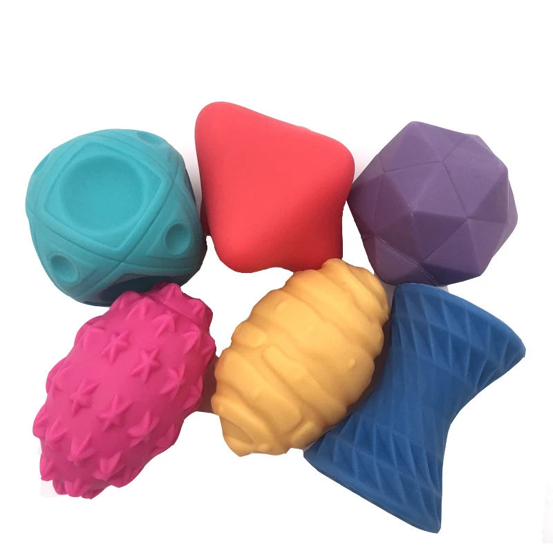 Baby Toys Tactile Play Ball Baby Games 0 12 Months Newborns Educational Sensory Development Toys Soft Touch Hand Grasping Ball