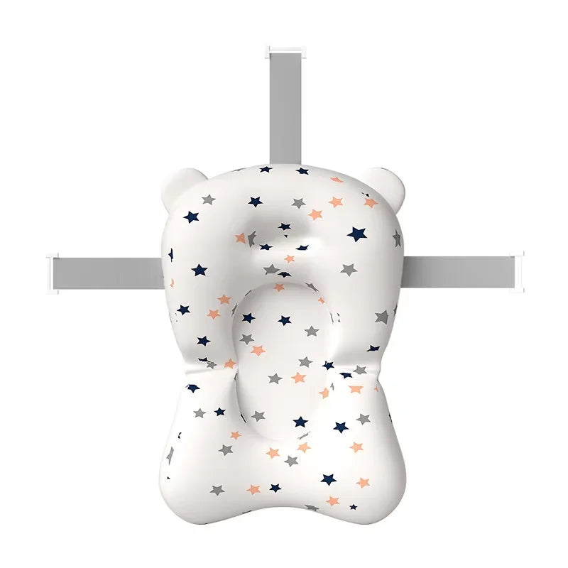 Baby Bath Support Pad Foldable Floating Seat Adjustable Newborn Bathing Cushion Infant Safety Net Hammock