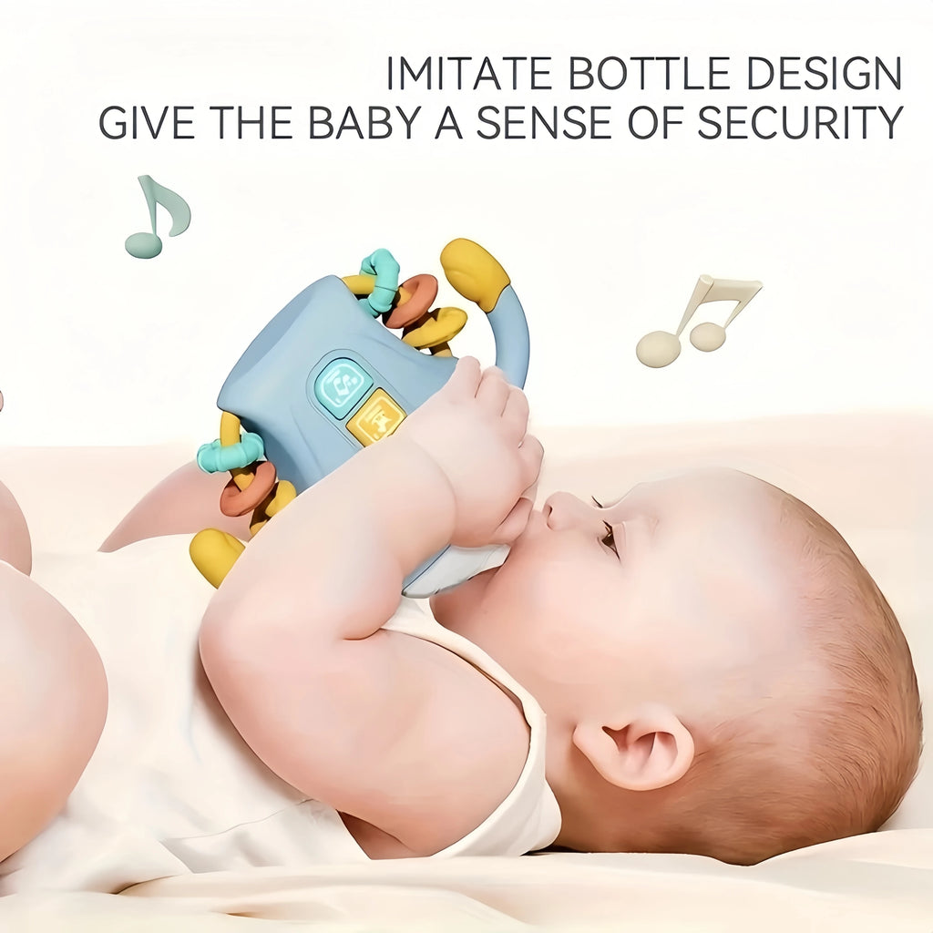 Electronic baby bottle-shaped toys/rattle toys/musical toys, songs/English words, suitable for babies over 18 months old, birthd
