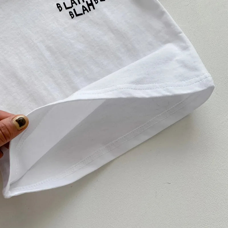 2024 Summer Baby Clothing Set Toddler Girls Clothes Suit Infant Tee and Denim Overall  Boys Outfit