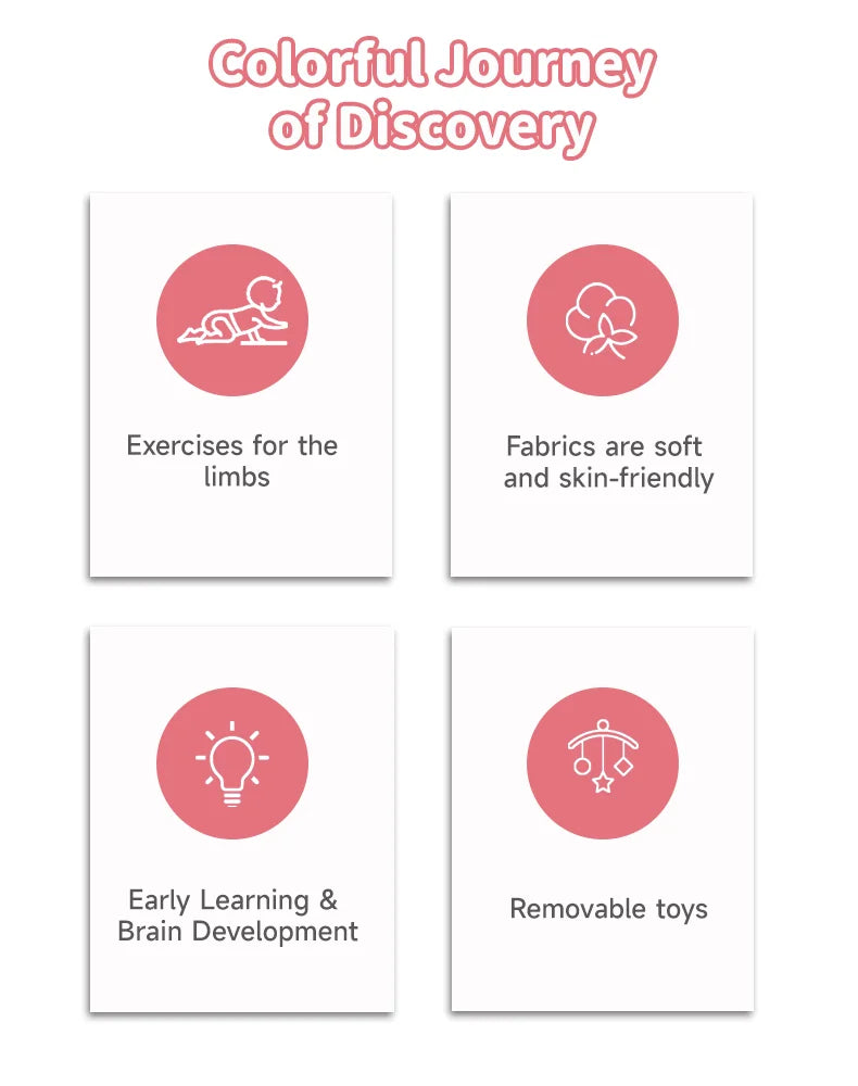 Baby Early Education Toys Mat Infant Fitness Gym Activity Center Play Mat Toys Cognitive Development Puzzle Newborn Toys Gift