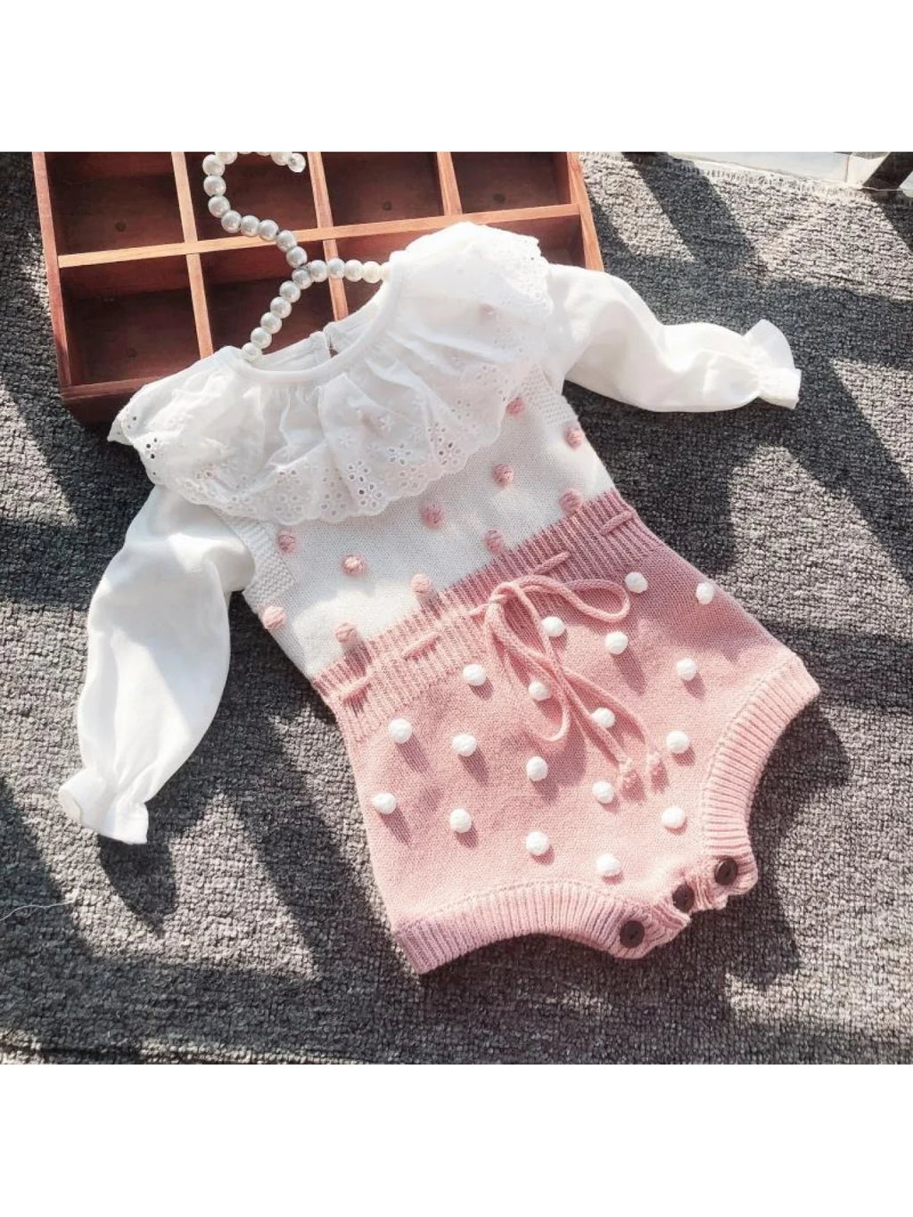 Baby Clothes, Autumn and Winter Clothing, Stylish Knitted Jackets and Sweaters for Baby Girls, Hand-Knitted Spring and Autumn Romper Suits