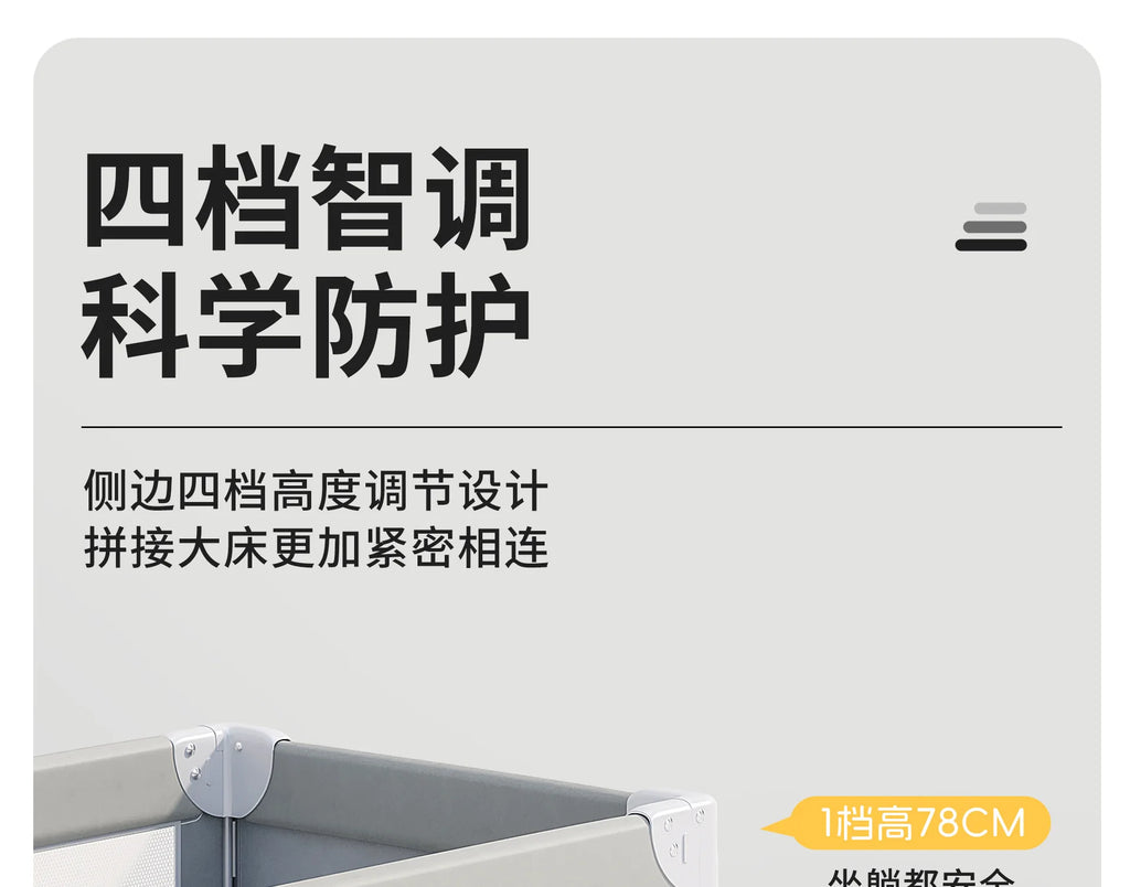 Baby Bed Portable Baby Cribs with Diaper Table Baby Sleep Cradle Multifunctional Playpen Crib