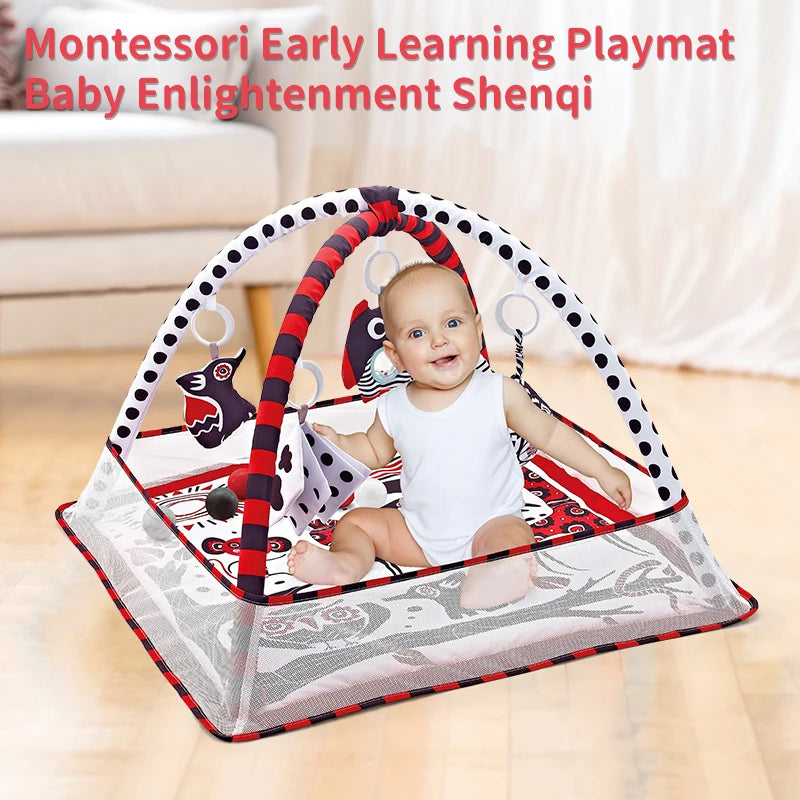 Baby Early Education Toys Mat Infant Fitness Gym Activity Center Play Mat Toys Cognitive Development Puzzle Newborn Toys Gift