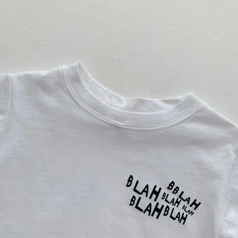 2024 Summer Baby Clothing Set Toddler Girls Clothes Suit Infant Tee and Denim Overall  Boys Outfit