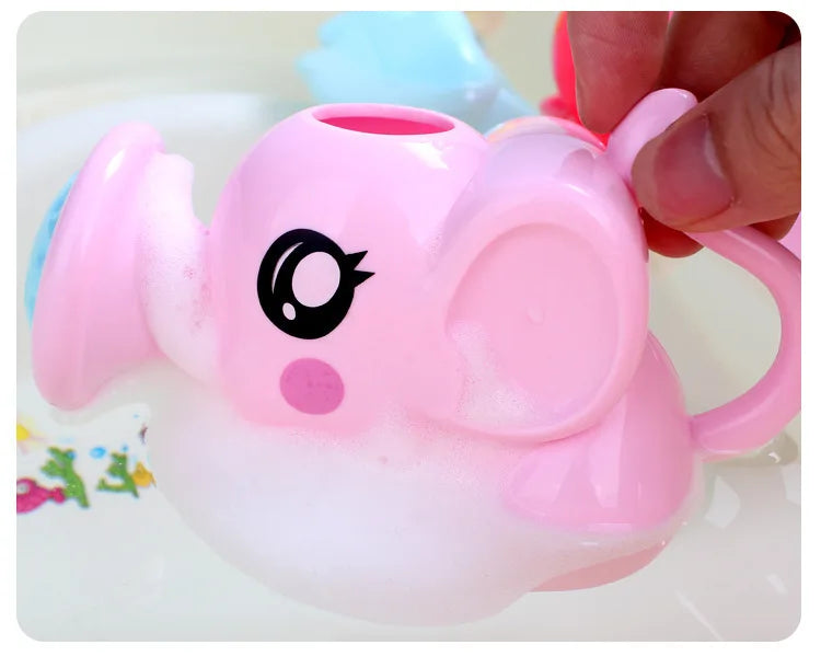 Baby Bath Toys Lovely Plastic Elephant Shape Water Spray for Baby Shower Swimming Toys Kids Gift Baby Kids Toy