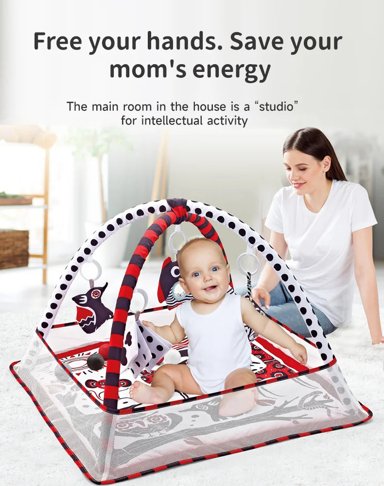 Baby Early Education Toys Mat Infant Fitness Gym Activity Center Play Mat Toys Cognitive Development Puzzle Newborn Toys Gift