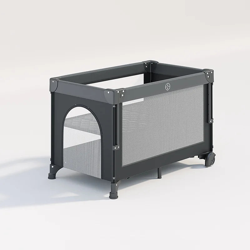 Baby Bed Portable Baby Cribs with Diaper Table Baby Sleep Cradle Multifunctional Playpen Crib