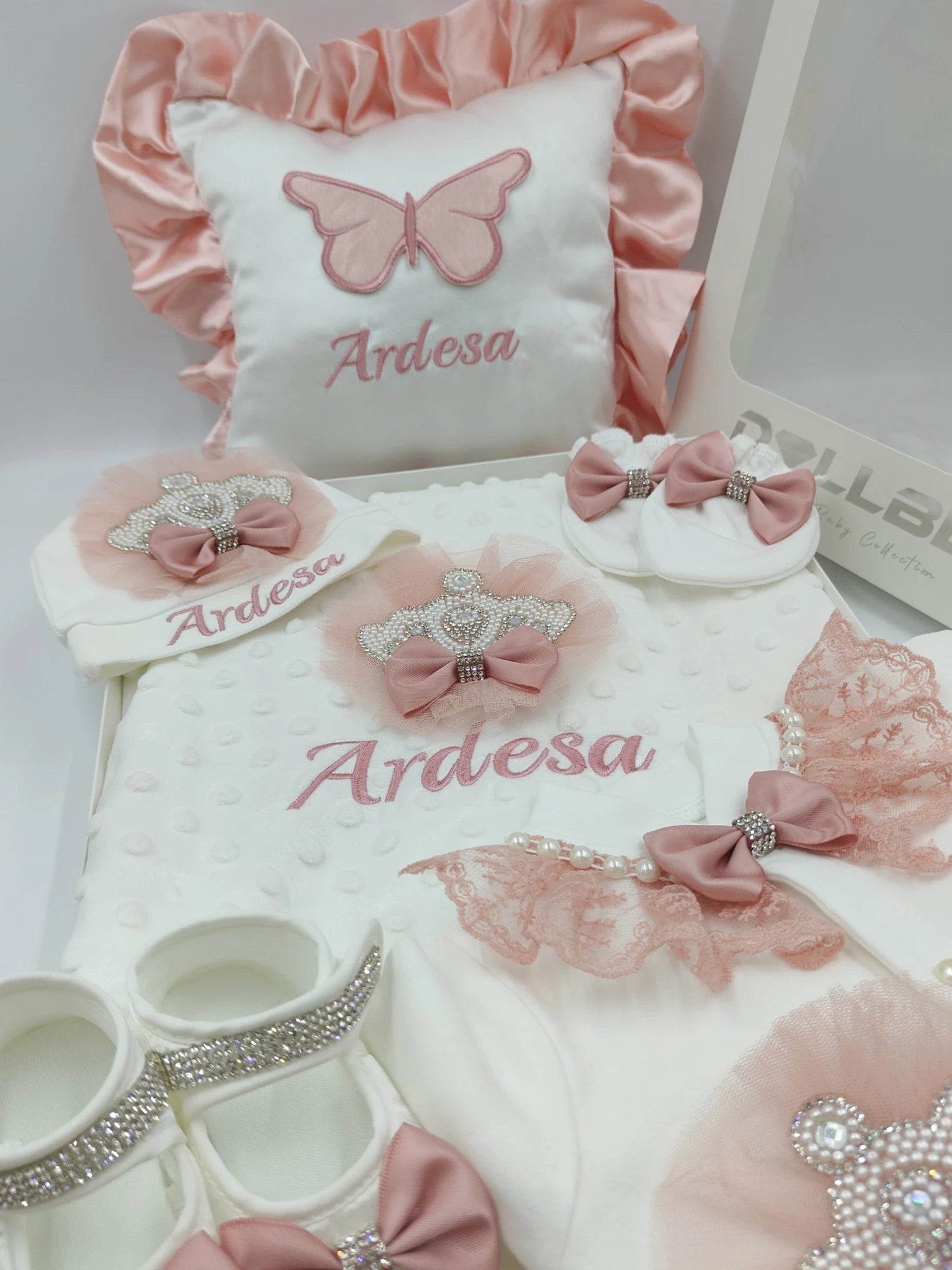 6pcs Newborn Baby Boy Outfits Kids Clothing Real Cotton Infant0 Products Shirt Pants Mittens Receiving Blanket