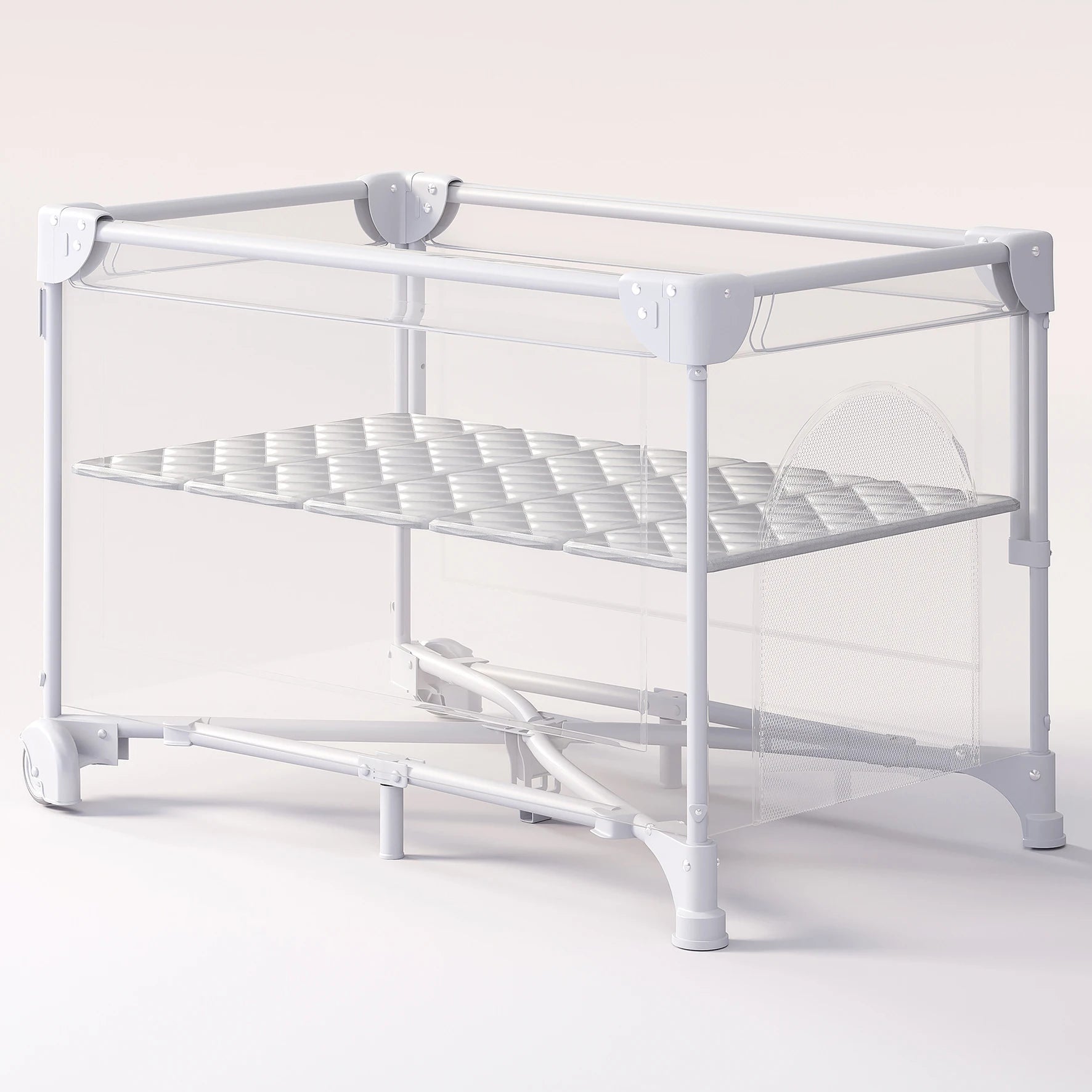 Baby Bed Portable Baby Cribs with Diaper Table Baby Sleep Cradle Multifunctional Playpen Crib