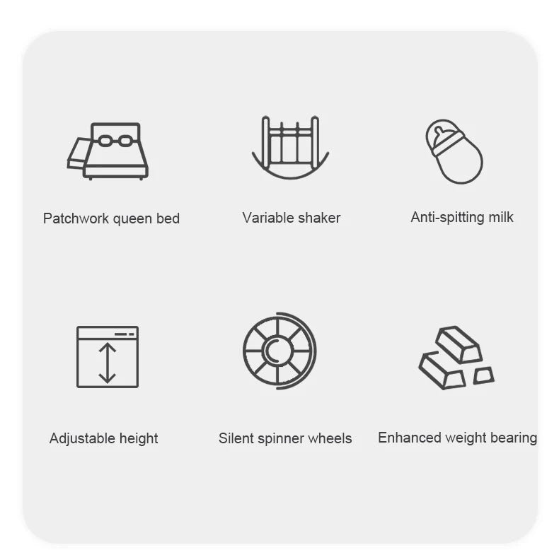 Aluminum Alloy Crib Movable Portable Bassinet Bed Foldable Multifunctional Bb Bed Newborn Patchwork Queen Bed