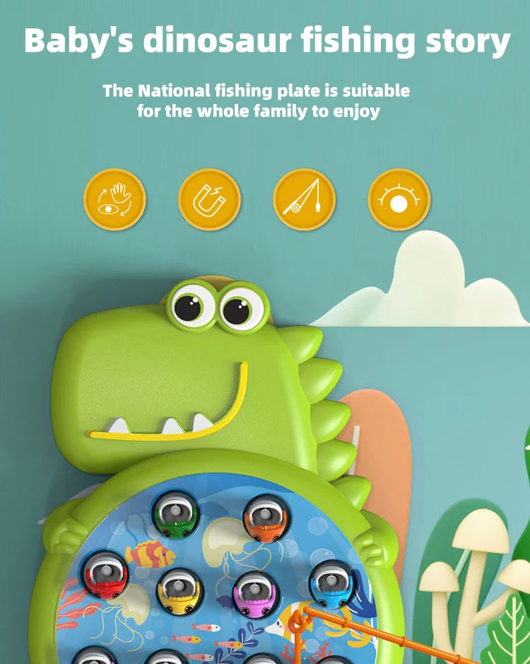 Baby magnetic fishing toys, educational toys, children's first birthday gifts, boys' and girls' intelligence development parent-