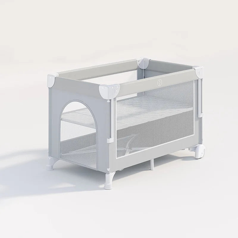Baby Bed Portable Baby Cribs with Diaper Table Baby Sleep Cradle Multifunctional Playpen Crib