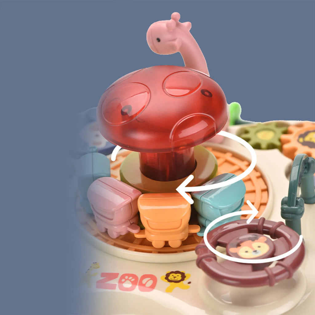 Baby Toys Musical Activity Table For 1 2 3 Year Old Boys Girls Gifts Toddler Infant Educational Learing Toys, Children's Gift