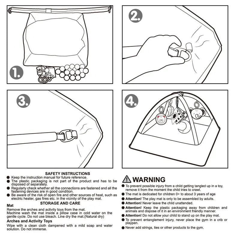 Baby Early Education Toys Mat Infant Fitness Gym Activity Center Play Mat Toys Cognitive Development Puzzle Newborn Toys Gift
