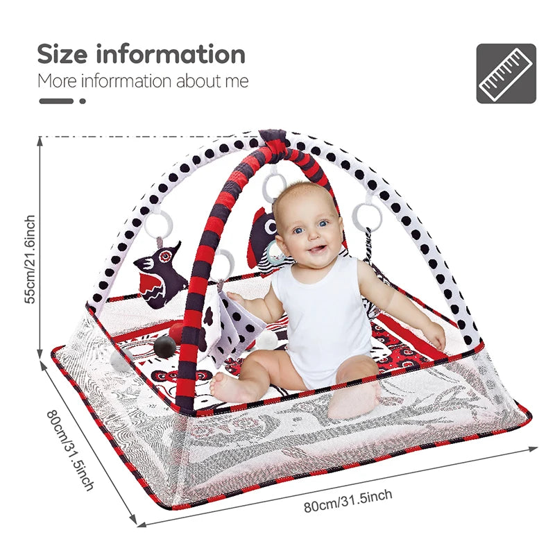 Baby Early Education Toys Mat Infant Fitness Gym Activity Center Play Mat Toys Cognitive Development Puzzle Newborn Toys Gift