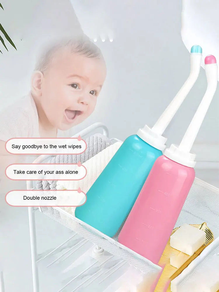 500ML Baby Showers Bidet Mom Peri Bottle for Postpartum Essentials Feminine Care MomWasher for Perineal Recovery Cleansing