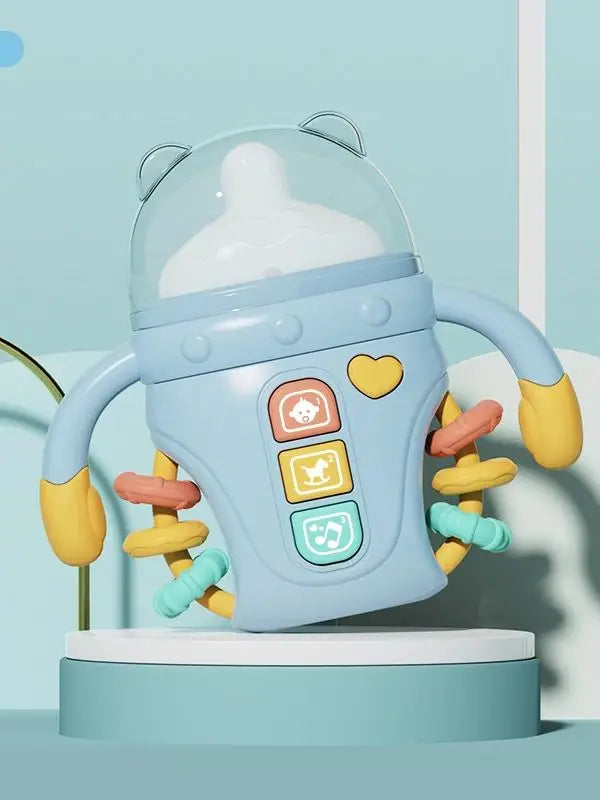 Electronic baby bottle-shaped toys/rattle toys/musical toys, songs/English words, suitable for babies over 18 months old, birthd