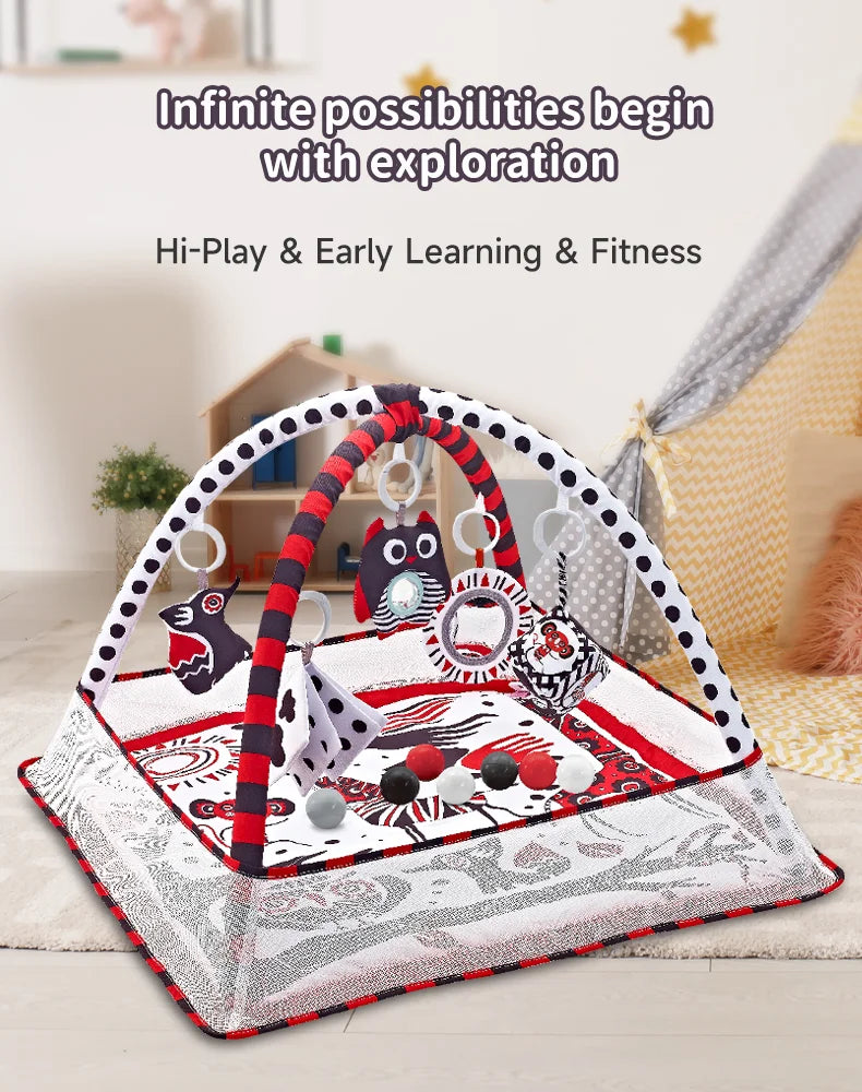Baby Early Education Toys Mat Infant Fitness Gym Activity Center Play Mat Toys Cognitive Development Puzzle Newborn Toys Gift