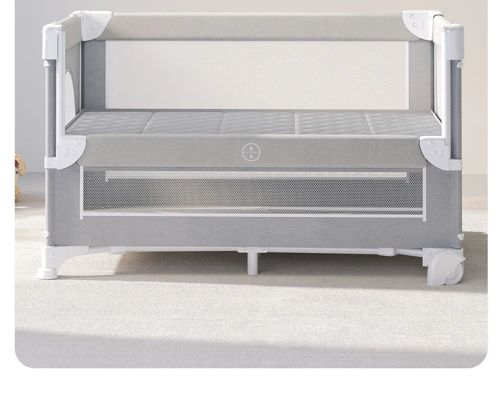 Baby Bed Portable Baby Cribs with Diaper Table Baby Sleep Cradle Multifunctional Playpen Crib